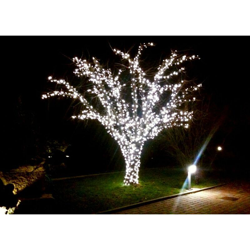 Catena luminosa di natale 120 maxi led bianco freddo mt.10,50 prolungabile 30pz - Salone Negozio On Line en oferta