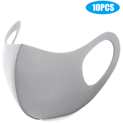 Maschera non medica 10PCS grigia, traspirante e lavabile, maschera antipolvere e nebulizzata en oferta