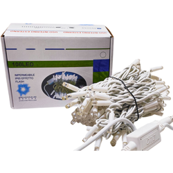 LEDLUX NN1110F Catena Luminosa Da Esterno Stringa Led 10M 100 Luci IP65 Colore Bianco Freddo Con Luce Dinamica Bianco Freddo Allungabile Professionale precio