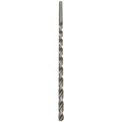 Drillpro - Utensile per punte elicoidali con codolo dritto per trapano extra lungo HSS da 350 mm (10 mm)