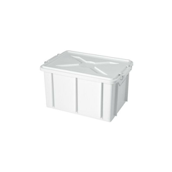 CONTENITORE CON COPERCHIO CM. 35x25x20H BIANCO mod. BOX GIGANPLAST en oferta
