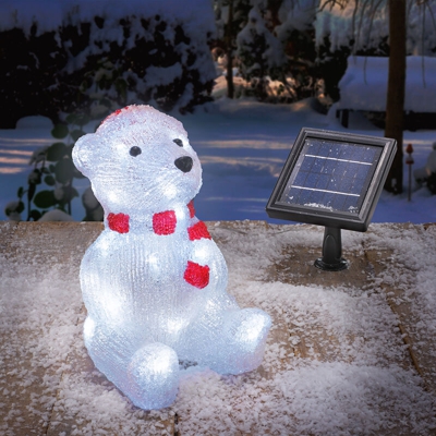 Decorazione invernale a luce solare. Decorazione natalizia. Illuminazione per esterni, esotec 102123