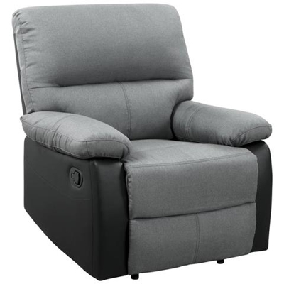 Poltrona Relax ''lincoln'' - Nero / grigio Scuro