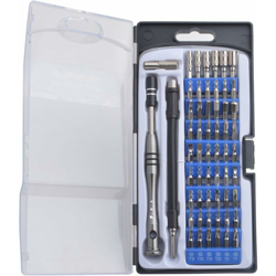 Kit con 57 pezzi di cacciaviti magnetici di precisione Strumenti di riparazione multifunzione a 54 bit ideali per computer portatili, smartphone, precio