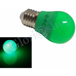 Each - Lampadina Led Luce Verde 4w Lampada .sfera Luci Colori Lampadine Decorazioni E27 en oferta