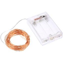 DC4.5V 1W 10 yards 100LED stringa di rame della cartuccia batteria luce pieghevole sezione curva bianco caldo mano portatile fai da te stampaggio características