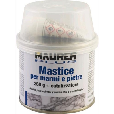 MASTICE PER MARMI E PIETRE 150 ML CON CATALIZZATORE - Maurer