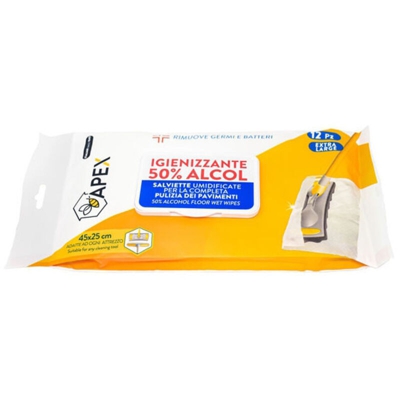 Apex Panno Spazzolone Igienizzante 12 Pezzi 45x25cm