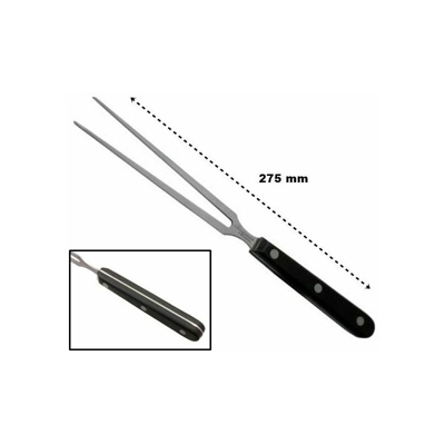 Inoxbonomi - FORCHETTONE PER CARNE ED ARROSTO IN ACCIAIO INOX E MANICO IN POLIPROPILENE 275mm