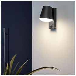Lampada da Parete Esterna con Sensore Caldiero Antracite en oferta