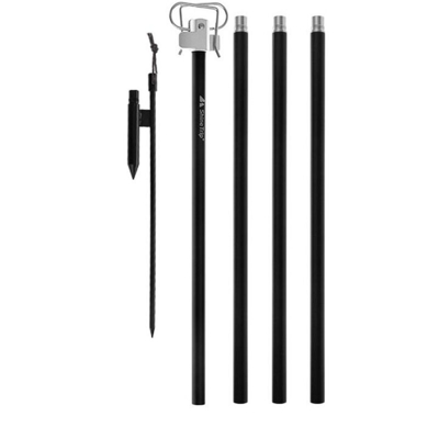 Gancio per lampada da campeggio nero
