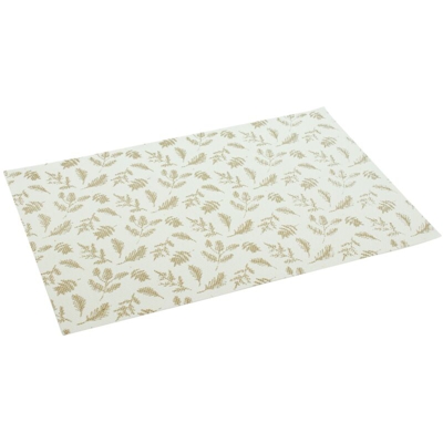 Casa Collection - Tovaglietta Leago Cm 43X28 Bianco e Oro