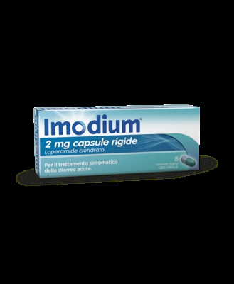 Imodium 2mg Integratore Alimentare 8 Capsule Rigide