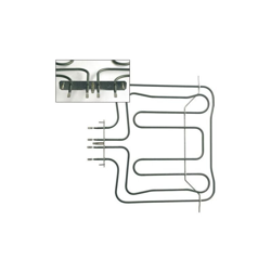 Resistenza grill 1000+1700W - Forni, Fornelli Elettrici e a Gas 300527 - Smeg en oferta