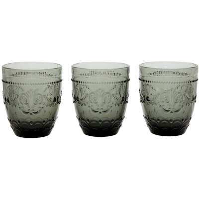 Gruppo 3 Bicchieri Noblesse 300Cc Grigio