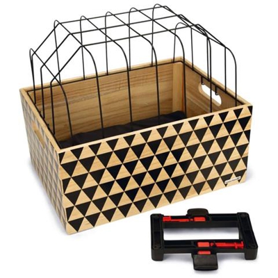 Trasportino Da Bicicletta Per Cani In Legno