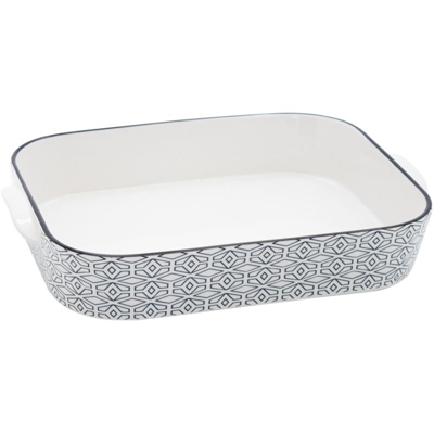 Teglia Rettangolare Decorazione Maral Cm 36X27