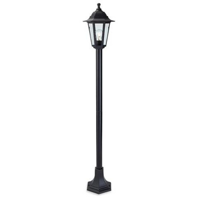 1 Lampione Lampione Resina Nera Ip44, E27