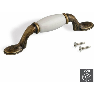 Emuca 20 Maniglie per mobile Papua bronzato