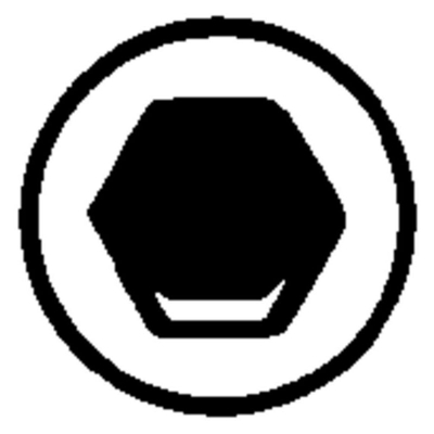 Inserto esagonale AC 2 / 89 mm - 624450000 - Metabo