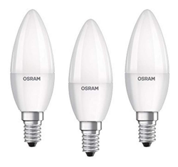 Osram Lampadine LED Candela 5W Attacco E14 Luce Naturale 4000K Confezione da 3 precio