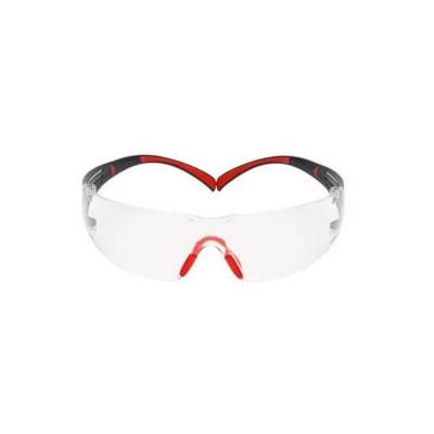 3M SecureFit Occhiali di Protezione 400 Rosso/Grigio
