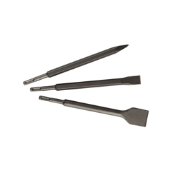 Topolenashop - SET 3 SCALPELLI SDS PLUS 2 SPATOLA 1 A PUNTA martello demolitore scalpello 250MM en oferta