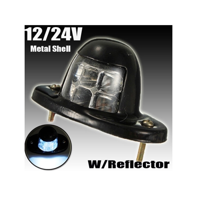 12 / 24V 6 LED Luci della targa Luce della lampada Luce del camion del rimorchio Illuminazione