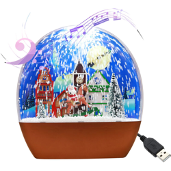 EL19A-6 Floating Snow Rain Flower Stone-Bronze (senza batteria) con cavo USB, adattatore standard USA, 3 musica precio