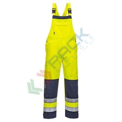 Salopette girona alta visibilita' gialla, misura xxxl - Portwest