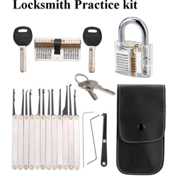 Sblocco Kit apertura serratura Formazione fabbro Strumenti lucchetto pratica trasparente LAVENTE en oferta