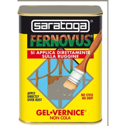 Saratoga Int.sforza - Fernovus martellato 750ml smalto formula gel diretto su ruggine, colori grigio scuro precio