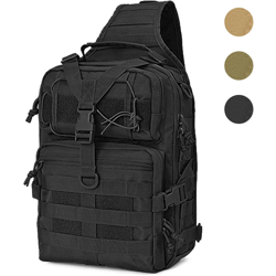 Borsa messenger con fotografia mimetica in tessuto Oxford, borsa a tracolla, nera, misura libera características