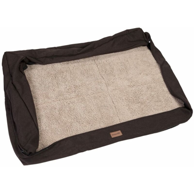 Brunolie Odin, Rivestimento di Ricambio per Lettino per Cani | Lavabile | Antiscivolo | Traspirante | Taglia M (100x12x80 cm)