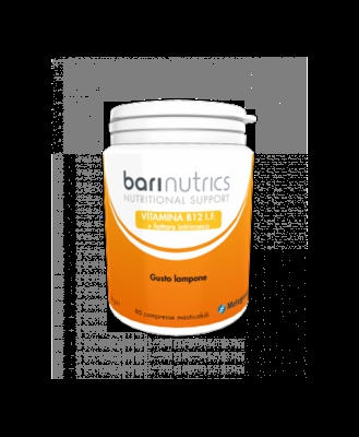 Barinutrics Vitamine B12 I.F. Gusto Lampone Integratore Alimentare 90 Compresse Masticabili