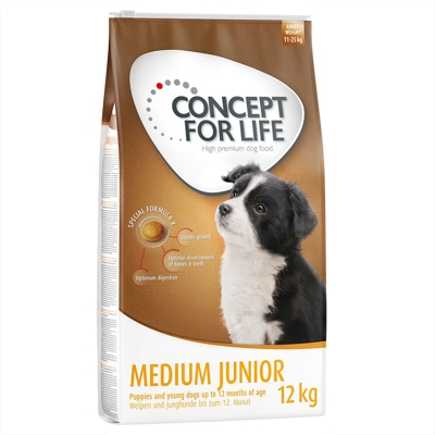 Concept for Life Medium Junior - 12 + 1,5 kg gratis!