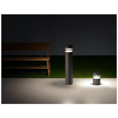 Paletto Luminoso A Led Da Esterno Urban Grey Ip65