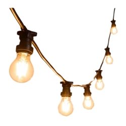 Catena LED E27 | Nera | 5m 7 Portalampada IP65 - Asia Led características