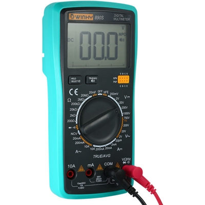 Winhy - Multimetro digitale multifunzione, display digitale per la misura di circuiti