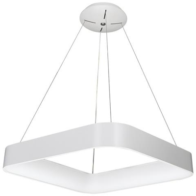 Lampadario Moderno A Sospensione A Led Bianco, Bianco Caldo 3000k 2750lm Dimmerabile