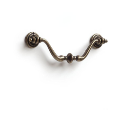 Maniglia classica, Zama, Bronzo Antico, 96 mm interasse. Marchio REI en oferta