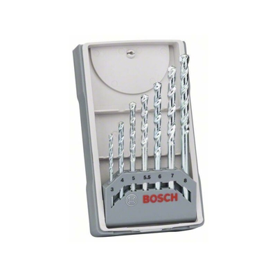 Bosch Set di punte per pietra CYL-1 da 7 pz. 3,4,5,5,5,6,7,8