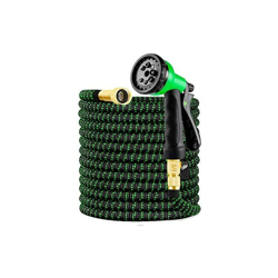 Tubo da Giardino Tubo Acqua Giardino Tubo da Giardino Estensibile 8M/25FT Raccordi in Ottone Massiccio Tubo Flessibile per Acqua con Valvola di características