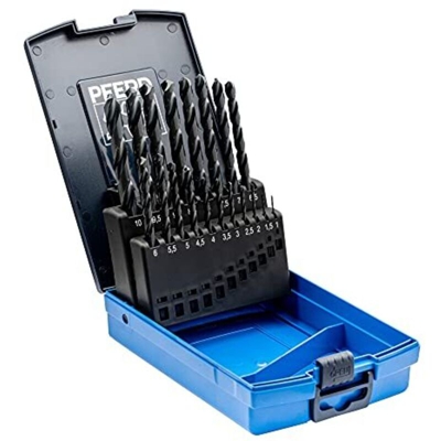 PFERD 25203701 Acciaio Kit punte a spirale da metallo 19 parti 1 pz.