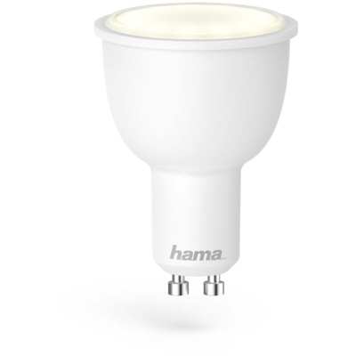 Hama GU10 - Lampadina a LED (4,5 W (senza hub, dimmerabile, controllata da Alexa/Google Home/App, 2,4 GHz, bianco caldo/neutro/luce diurna)