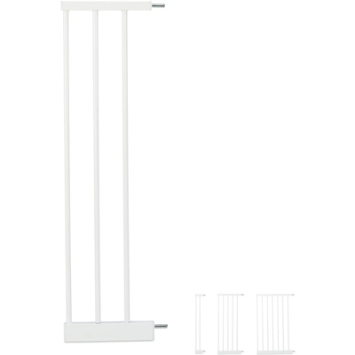 Estensione per Cancelletto di Sicurezza, Prolunga, Sistema ad Incastro, per Scale, L: 20 cm, Bianco