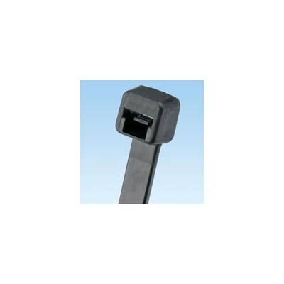Cable Tie, 5.6''L (142mm) , Intermediate, Weather Resistant, Black, 1000pc, Nero, 14,2 cm