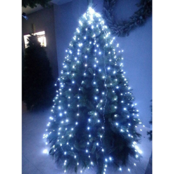 Decorazioni luci di natale mantello cascata tenda 16 fili 600 led h3000 bianco caldo - Gtr precio