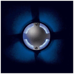 Lampada Da Incasso A Led A 12 Luci A 4 Vie In Alluminio, Blu Ip67 características