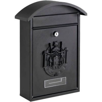 Cassetta Postale Genziana - Nero - Technomax
